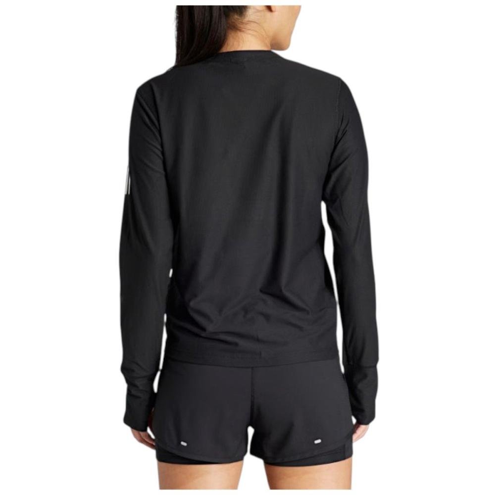 Camiseta Adidas Manga Longa Own The Run Feminina Preto 2