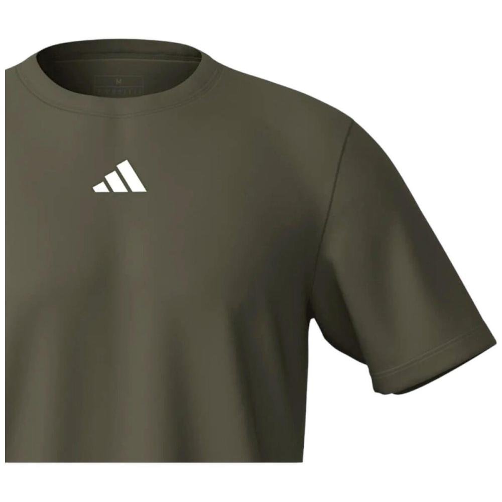 Camiseta Adidas Treino Basic Tee Masculina Verde 3