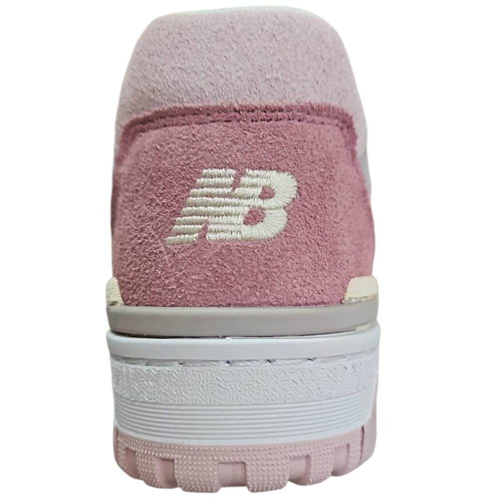 Tênis New Balance 550 Feminino Branco/Rosa 3