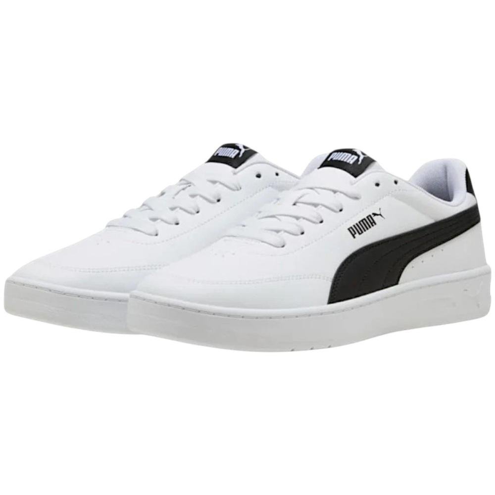 Tênis Puma Court Classic Clean BDP Masculino Branco/Preto 2