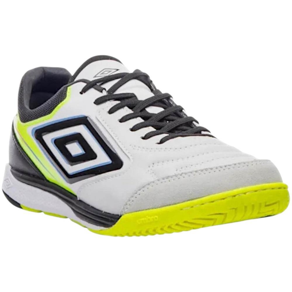 Tênis Umbro Futsal Adamant Master Class Pro Bump Masculino Branco/Verde 2