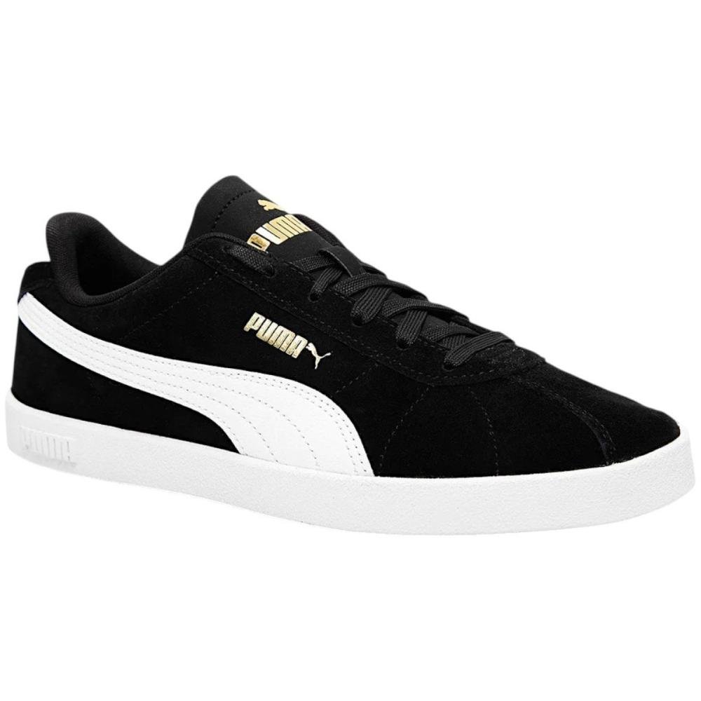 Tênis Puma Club II Feminino Preto/Branco 2