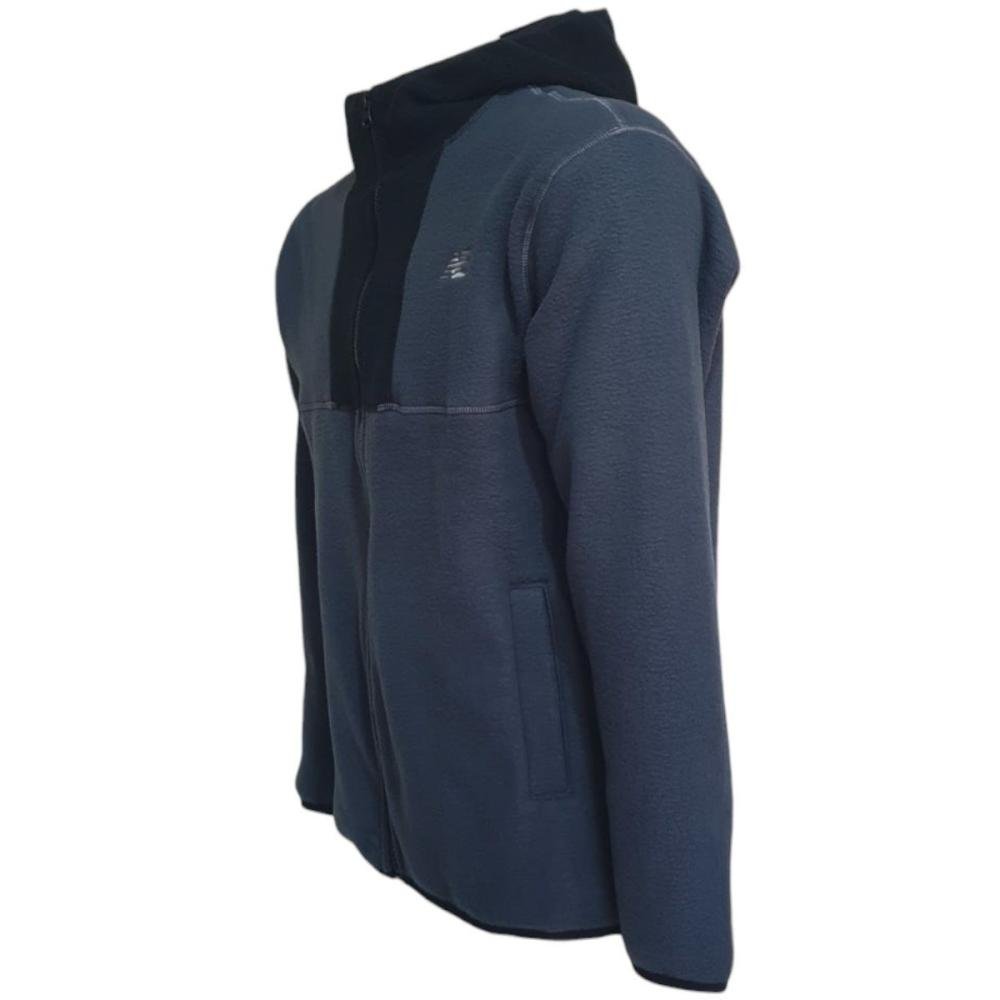 Jaqueta New Balance Fleece Masculina  Cinza 3