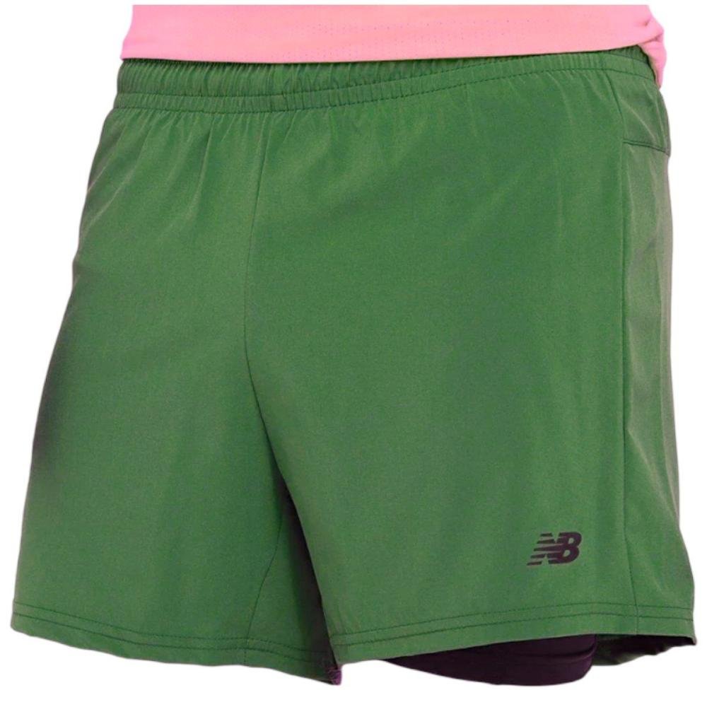 Short New Balance Sport Essentials 2 em 1 Masculino