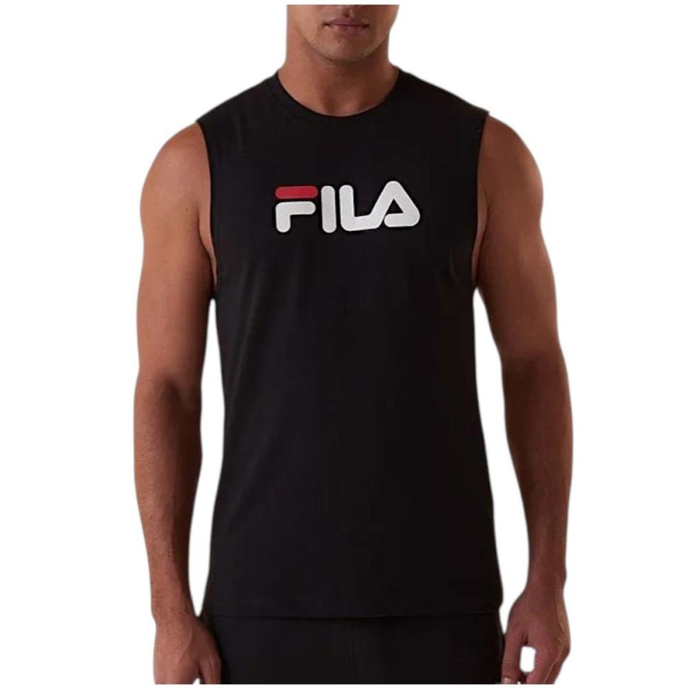 Regata Fila Letter Masculina Preto 1
