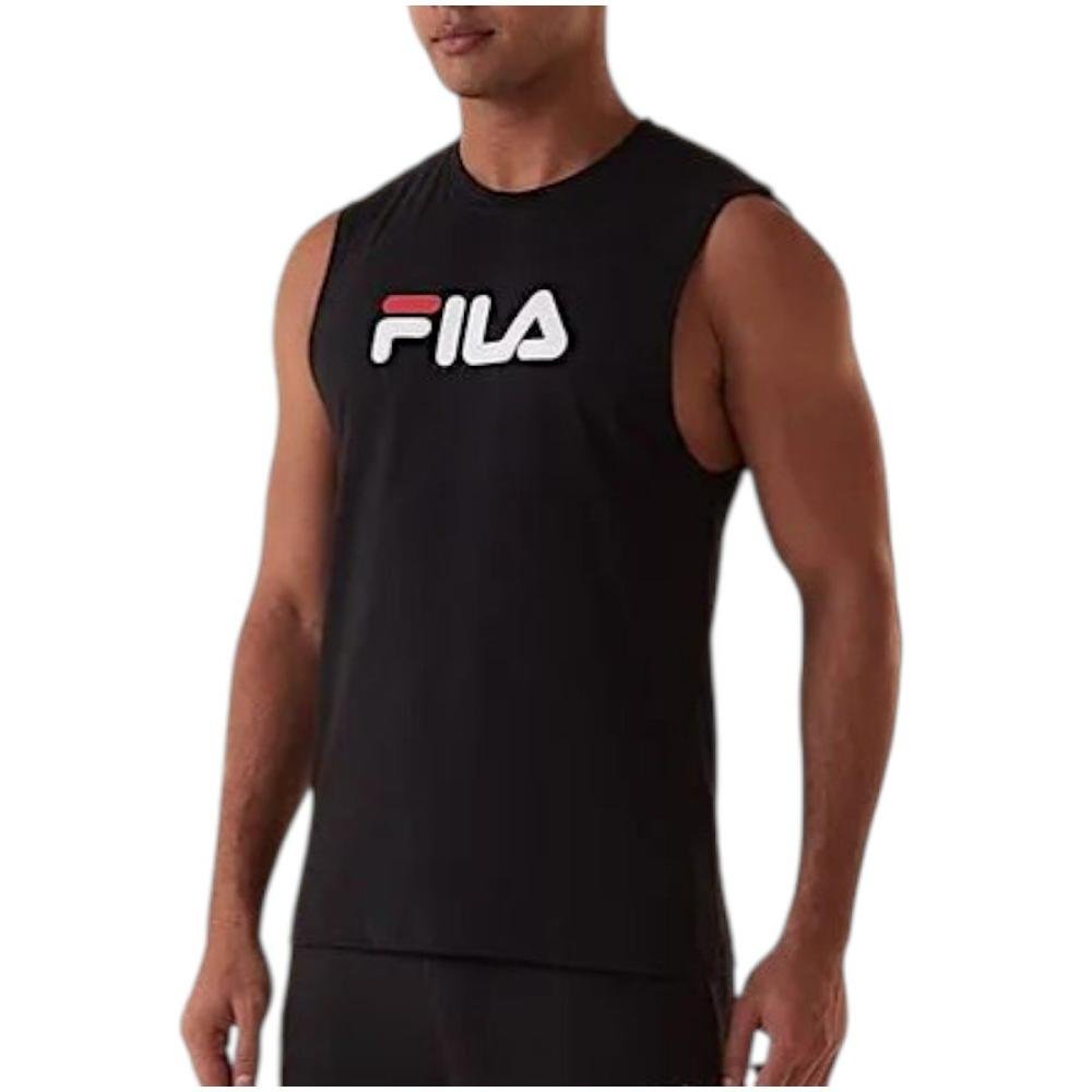 Regata Fila Letter Masculina Preto 3