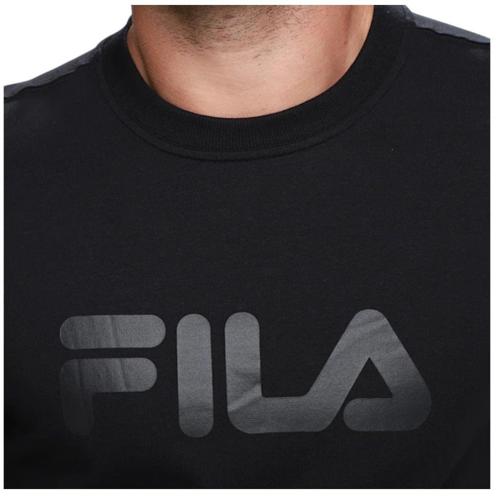 Camiseta Fila Regular Letter Premium IV Masculina Preto 3