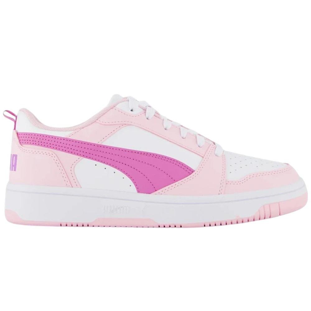 Tênis Puma Rebound V6 Lo Infantil Rosa 1