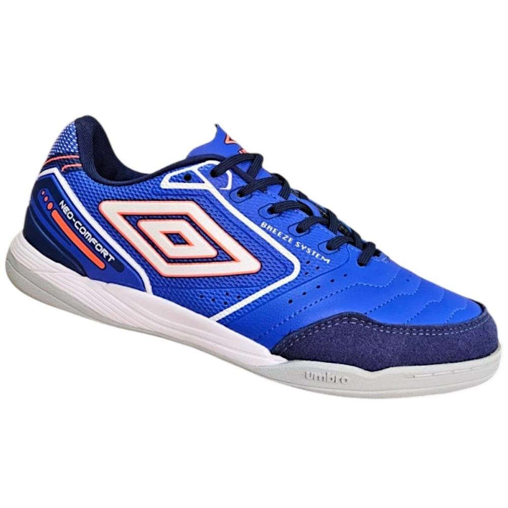 Tênis Futsal Umbro Neo-Comfort II Masculino Azul/Branco 2