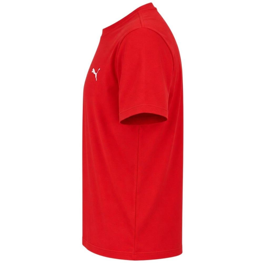 Camiseta Puma Essentials Small Logo Masculina Vermelho 3