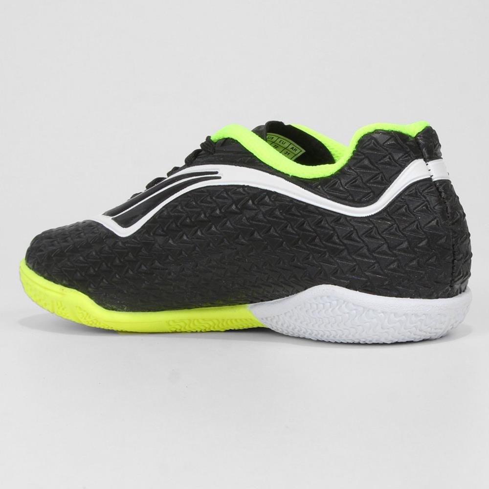 Chuteira Futsal Penalty Infantil Masculina Storm XXI Leve Preto 4