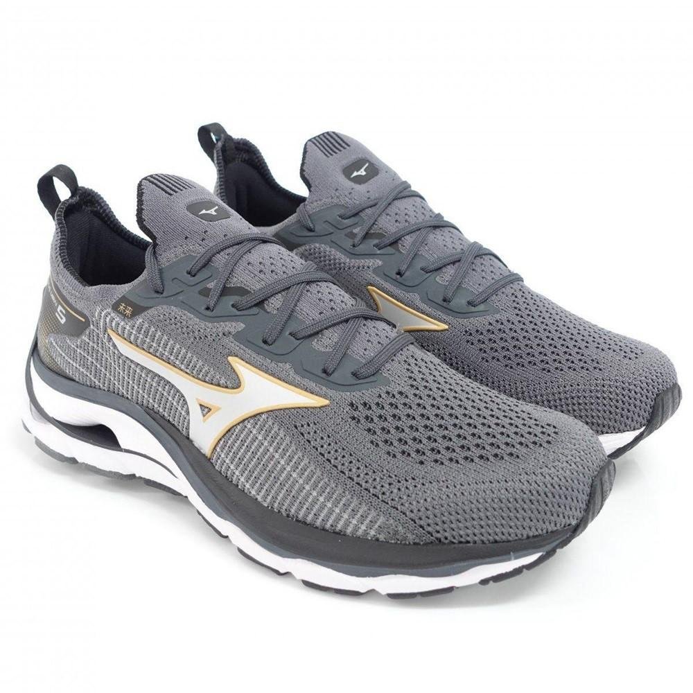 Tênis Running Mizuno Masculino Mirai 5 Esporte Cinza 2