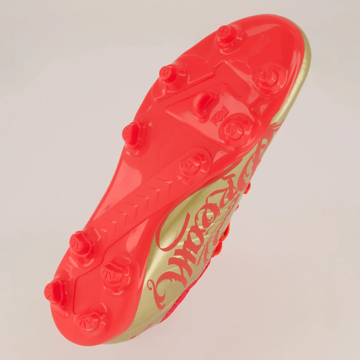 Chuteira Puma Future Z 4.4 NJr FG/AG BDP Campo Laranja e Dourada Laranja 5