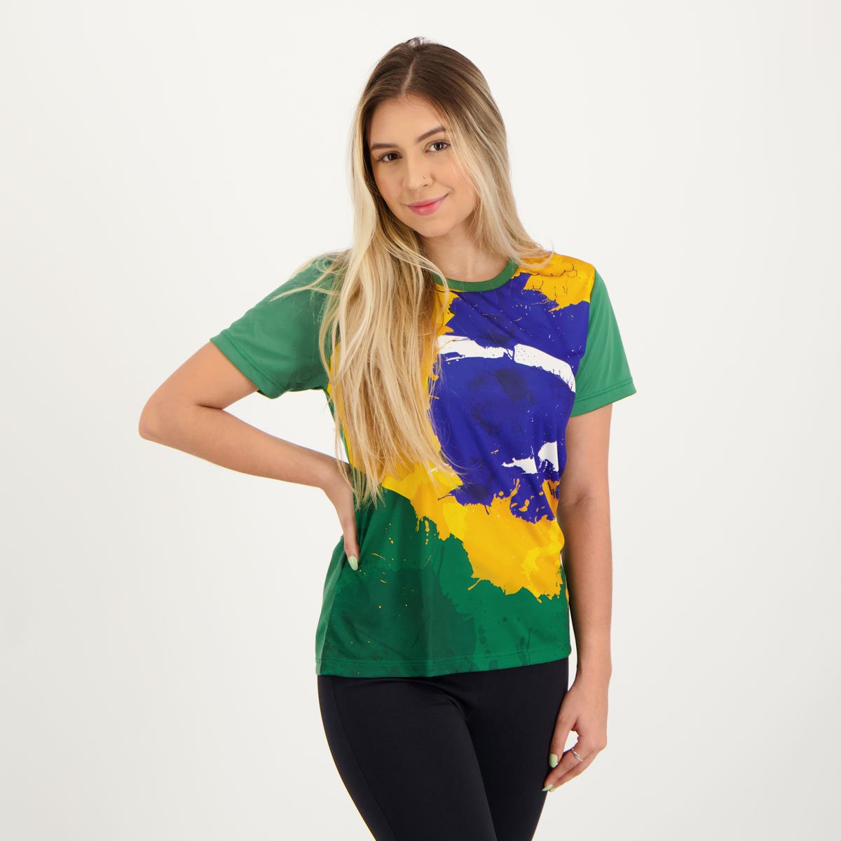 Camisa Brasil Solimões Feminina Verde