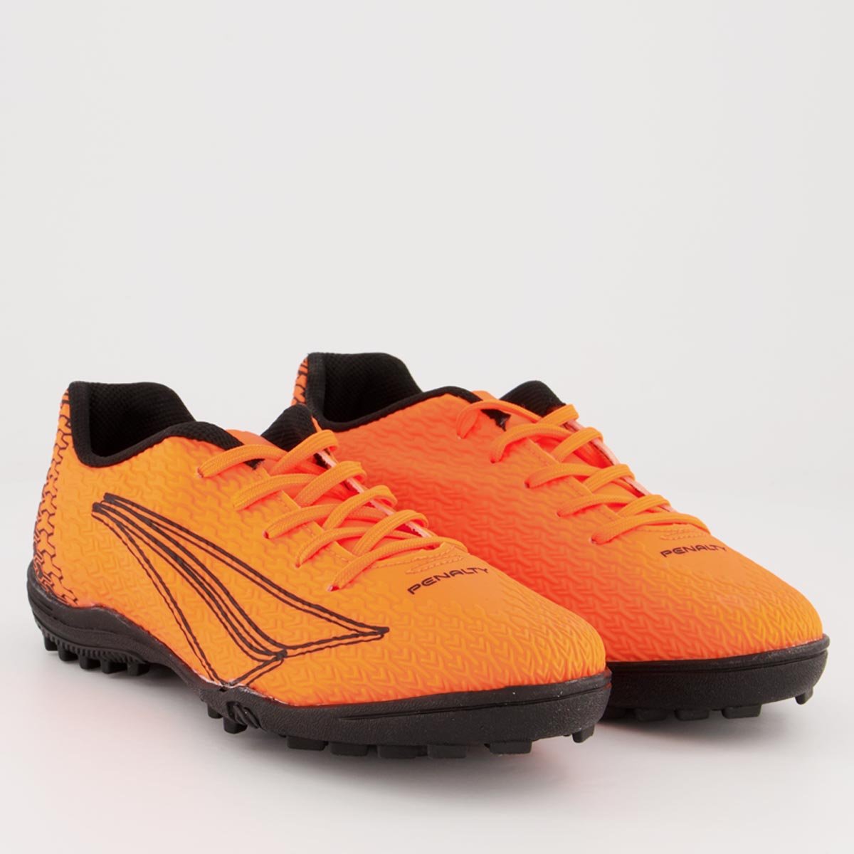 Chuteira Penalty Bravo XXII Society Juvenil Laranja Laranja 2