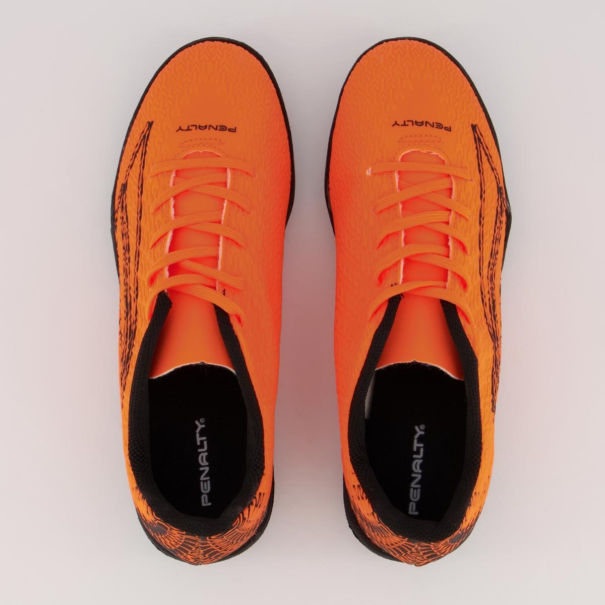 Chuteira Penalty Bravo XXII Society Juvenil Laranja Laranja 4