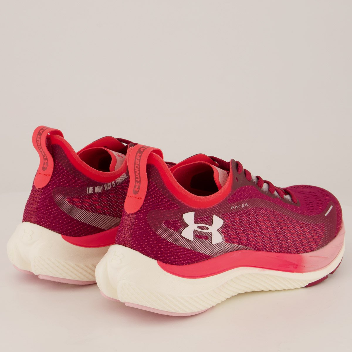 Tênis Under Armour Pacer Feminino Vermelho Vermelho 3