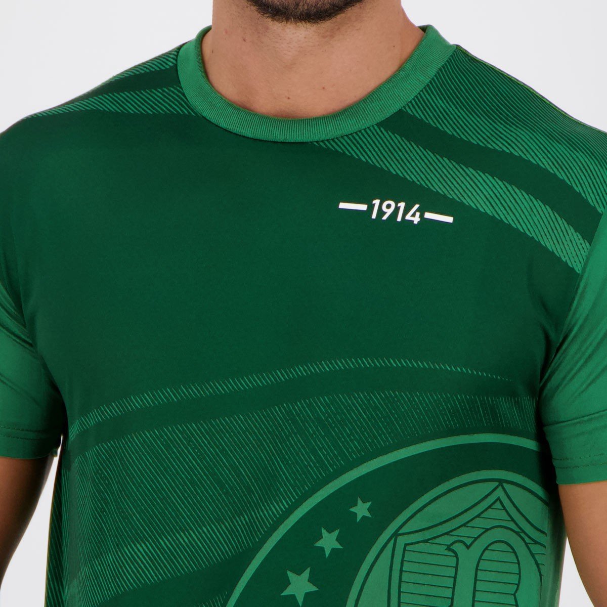 Camisa Palmeiras Waves 1914 Verde Verde 4