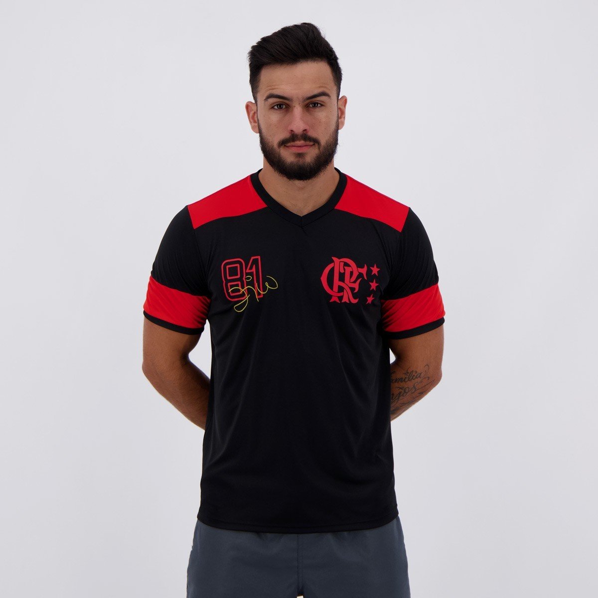 Camisa Flamengo Retrô Zico Preto 1