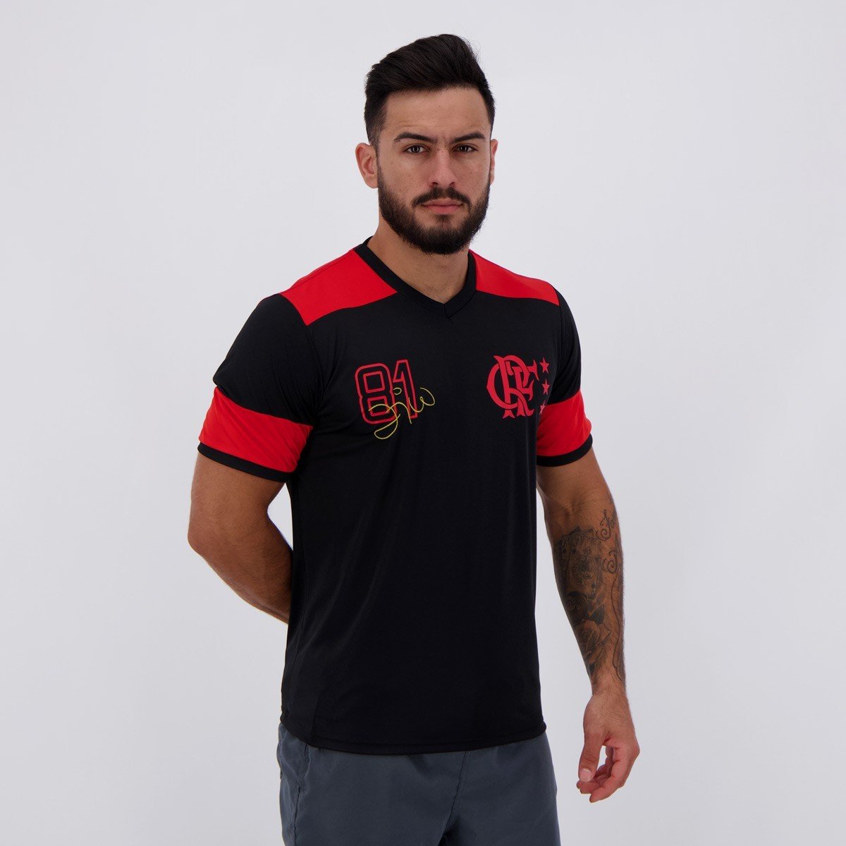 Camisa Flamengo Retrô Zico Preto 2