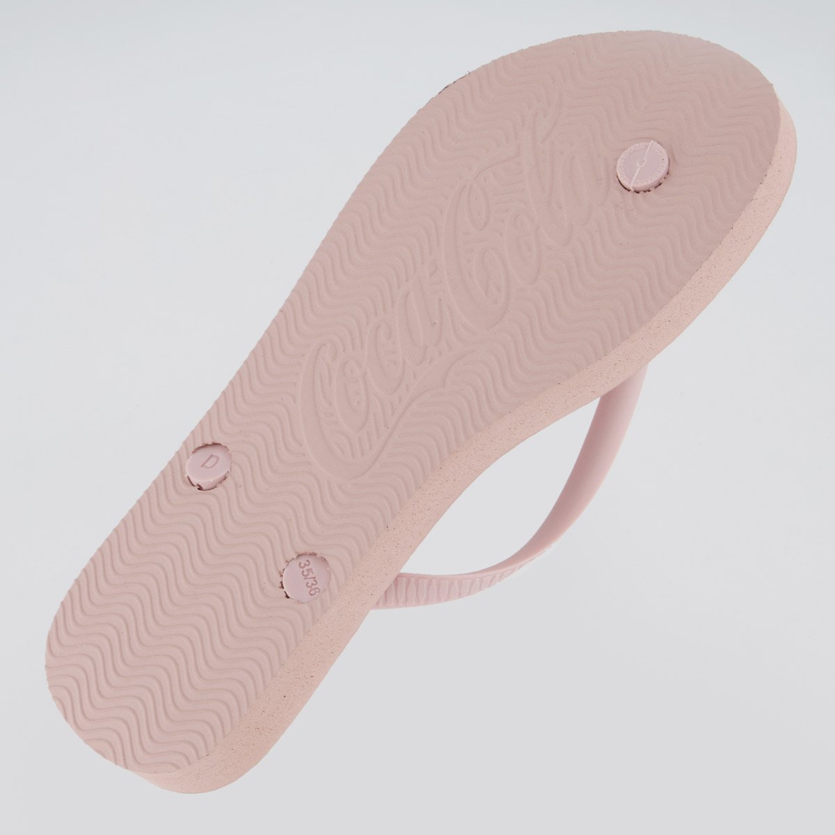 Chinelo Coca Cola 1886 Feminino Rose Claro Rosa 5