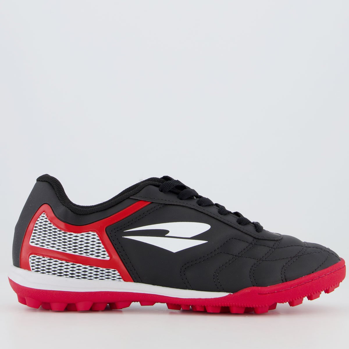 Chuteira Dray Topfly 389 Society Preta e Vermelha