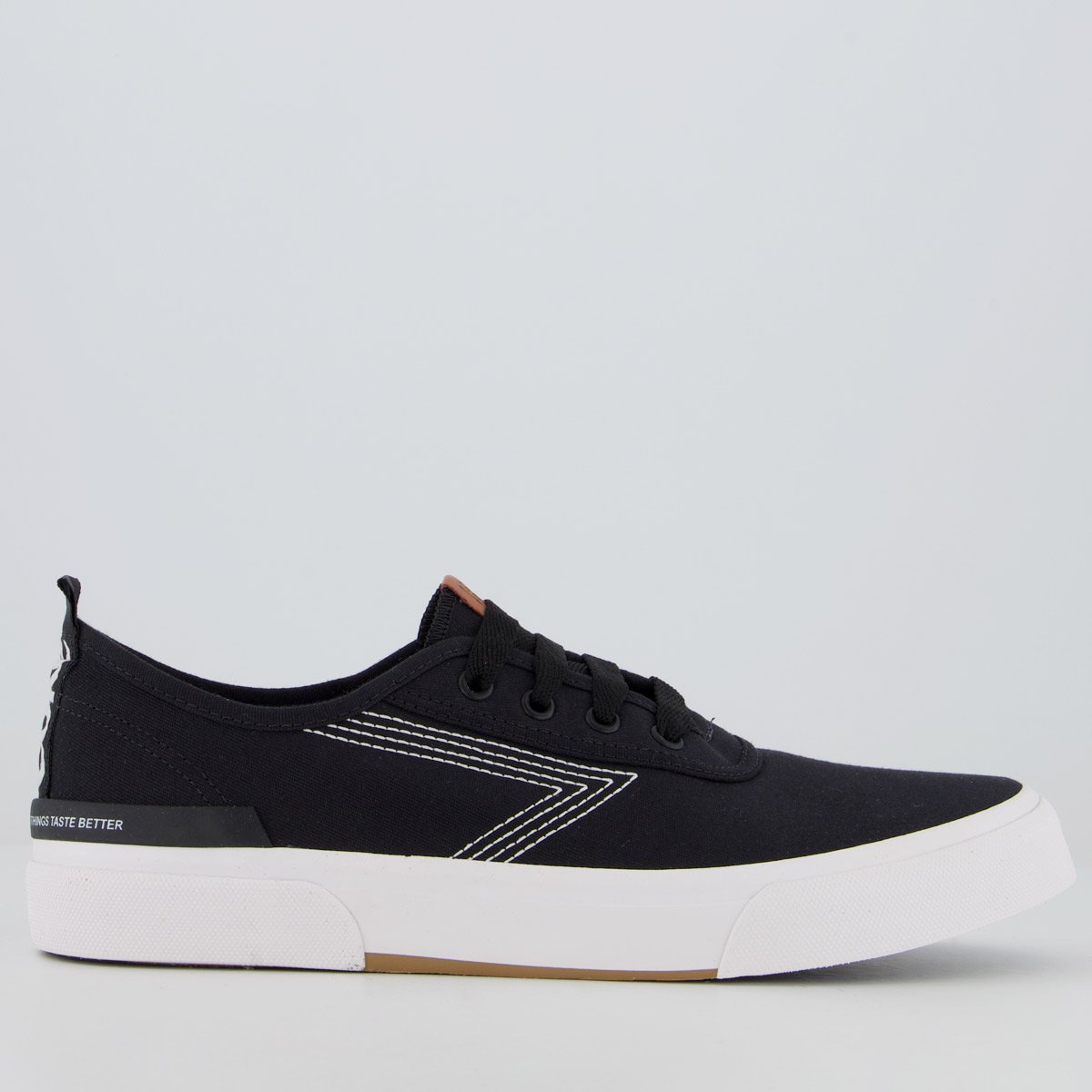 Tênis Coca Cola Belmont Canvas Feminino Preto e Branco