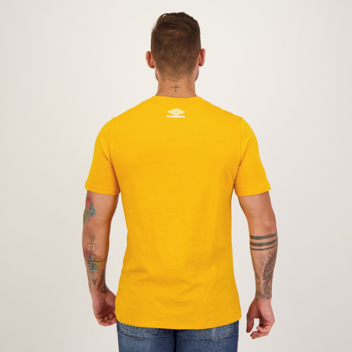 Camiseta Umbro Club Fan Amarela Amarelo 3