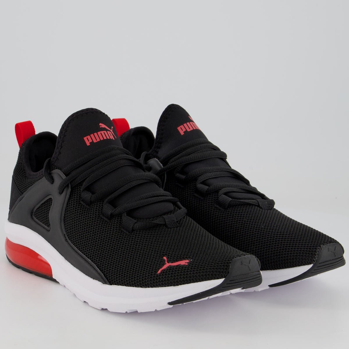 Tênis Puma Electron 2.0 Preto e Vermelho 2