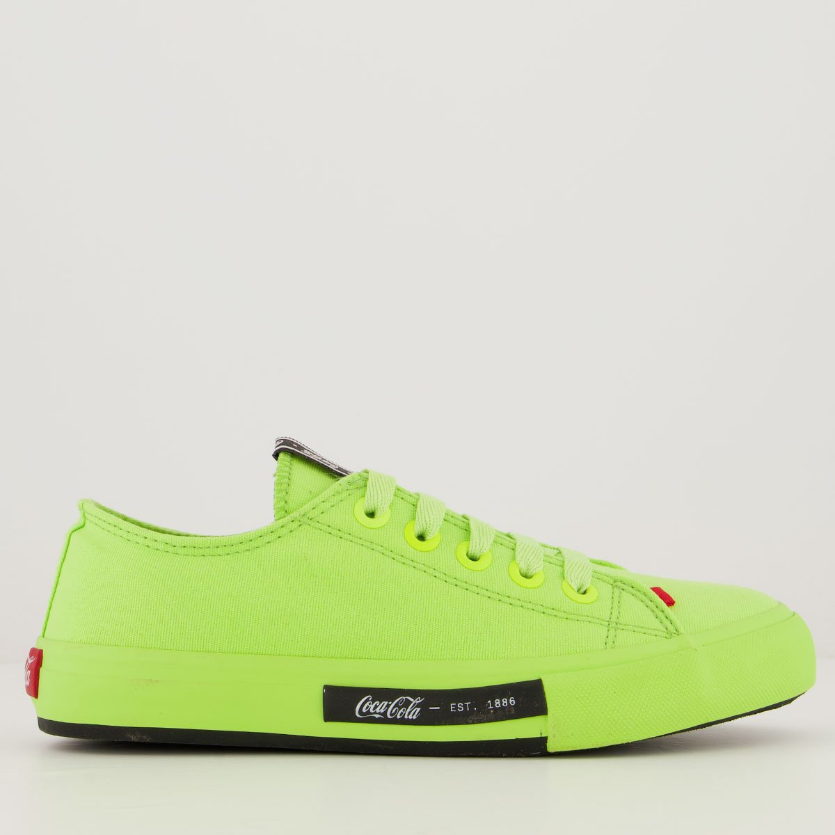 Tênis Coca Cola Daytona Colors Feminino Verde Limã