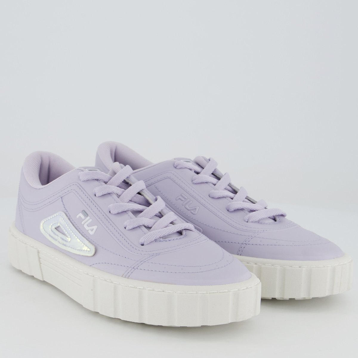 Tênis Fila Classic Court Feminino II Lilás e Branco Roxo 2