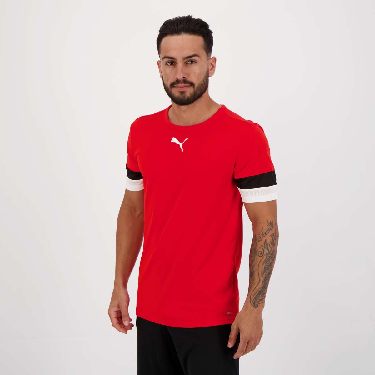 Camisa Puma Teamrise Vermelha Vermelho 2