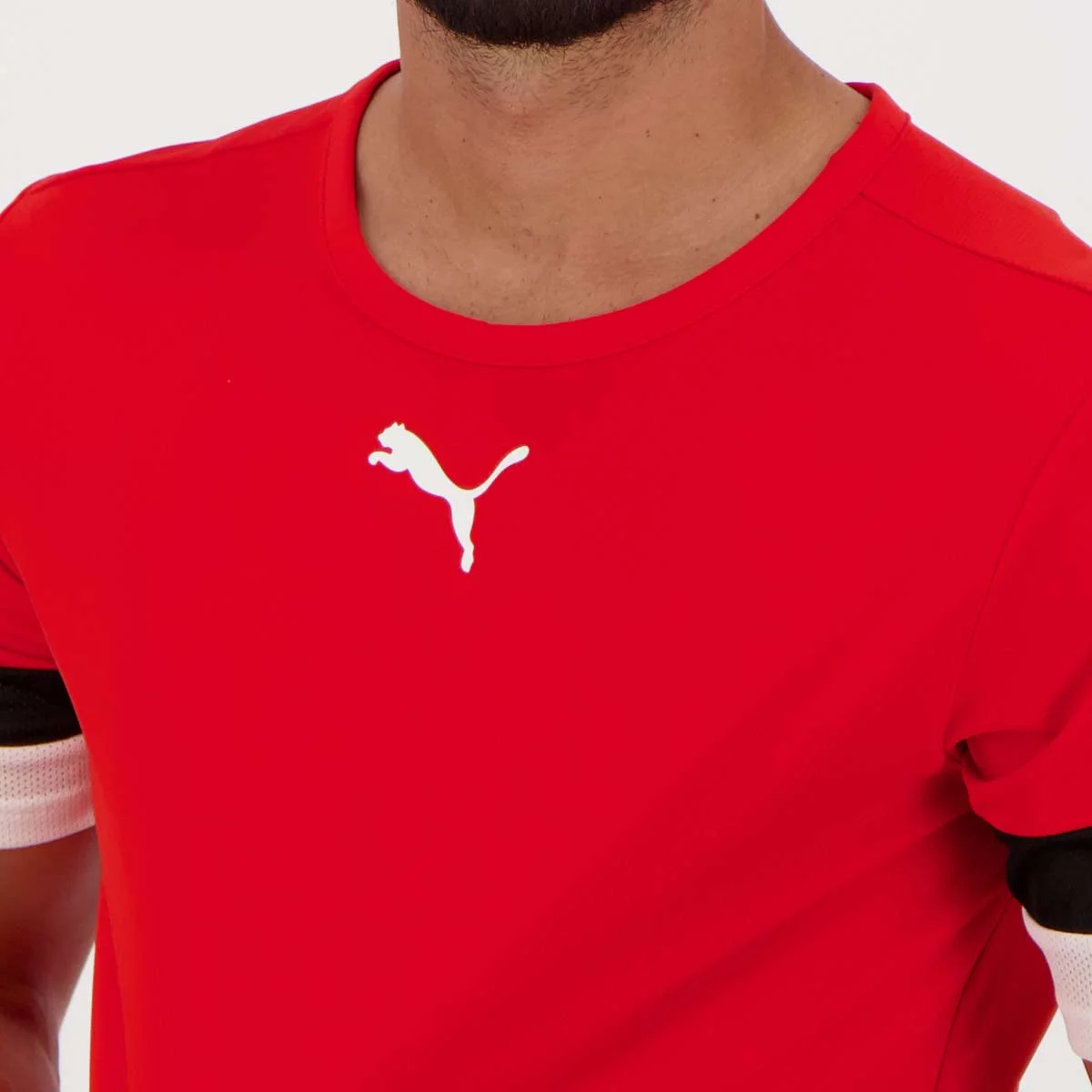 Camisa Puma Teamrise Vermelha Vermelho 4
