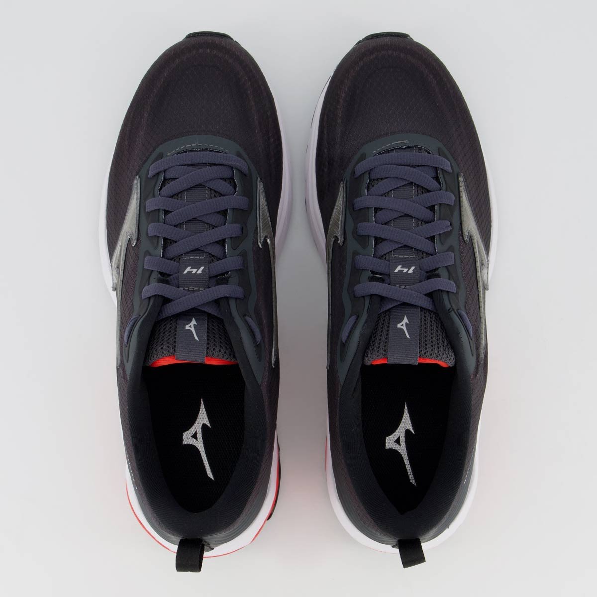 Tênis Mizuno Wave Frontier 14 Preto e Vermelho Preto 4