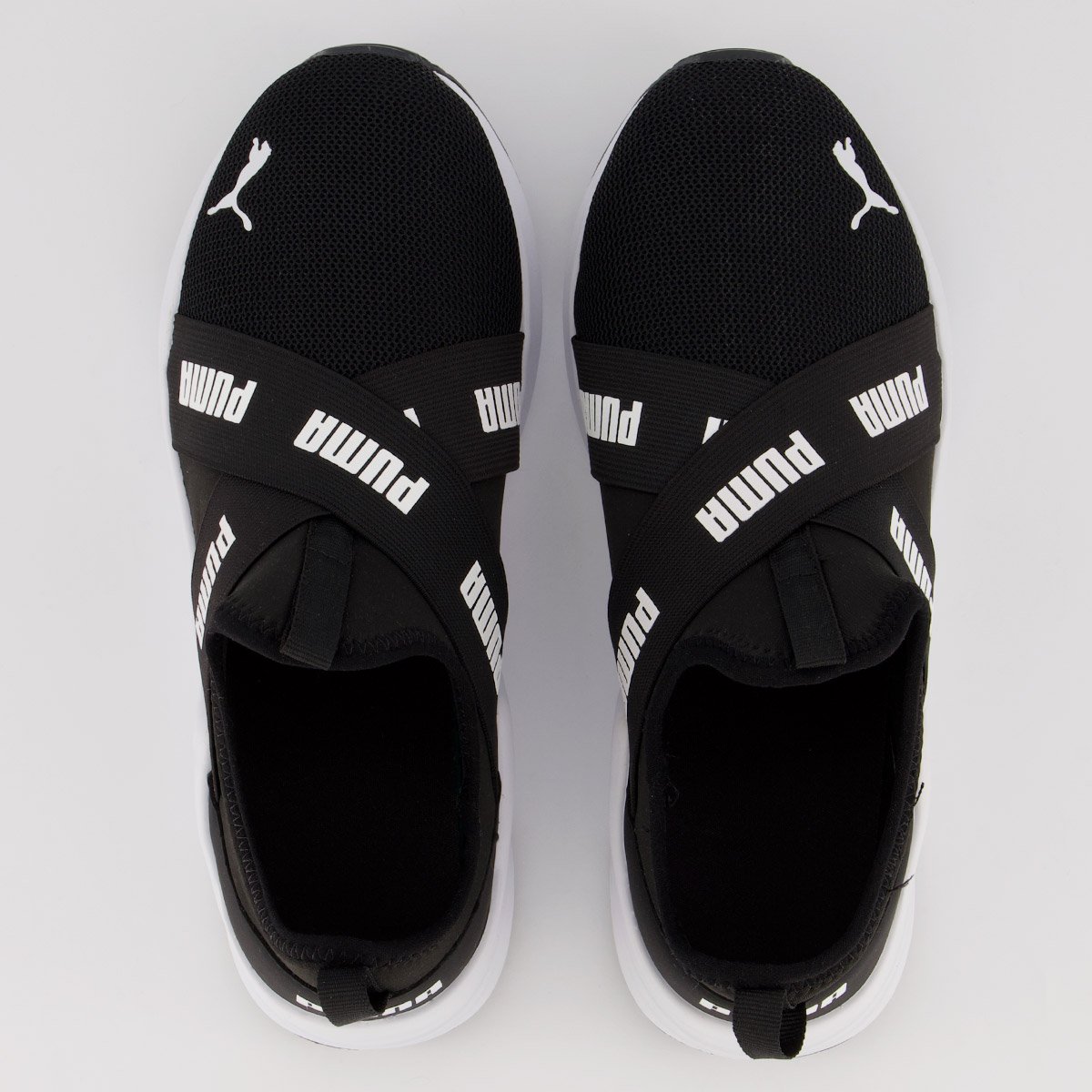 Tênis Puma Wired Run Slip On BDP Feminino Preto Preto 4