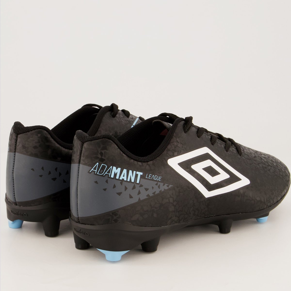 Chuteira Umbro Adamant League Campo Preta e Branca Preto 3