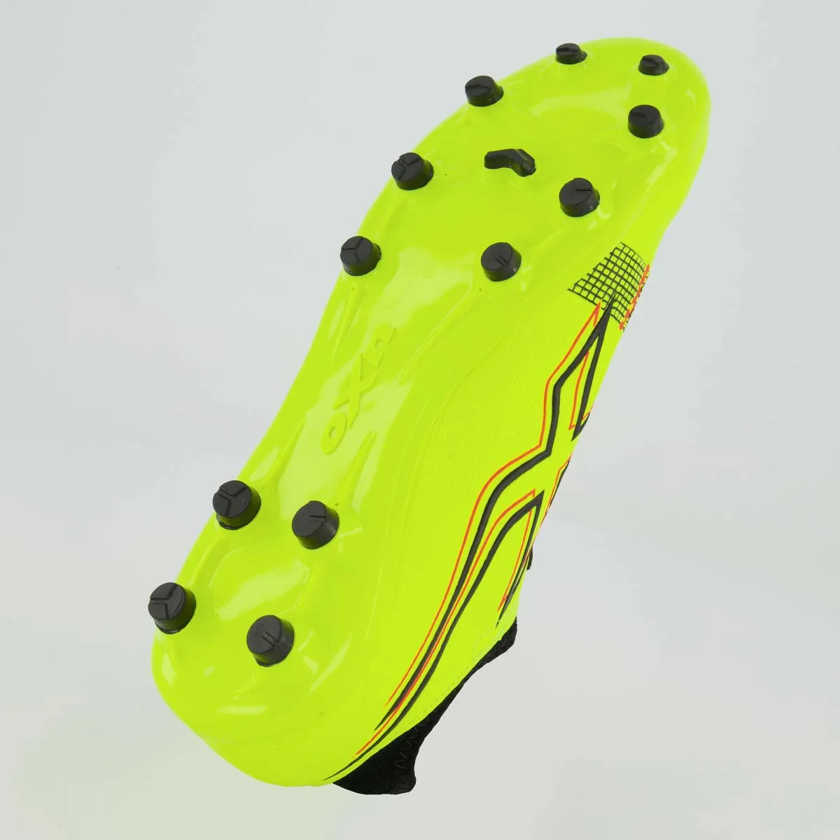 Chuteira Oxn Velox 4 Neo Campo Amarela Verde