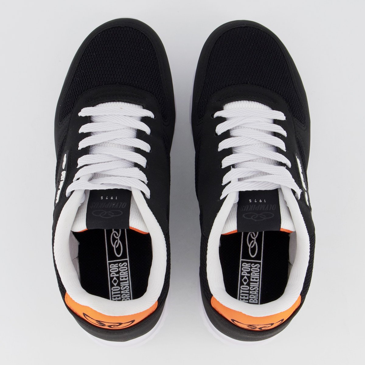 Tênis Olympikus Jogging 101 Preto e Branco Preto 4