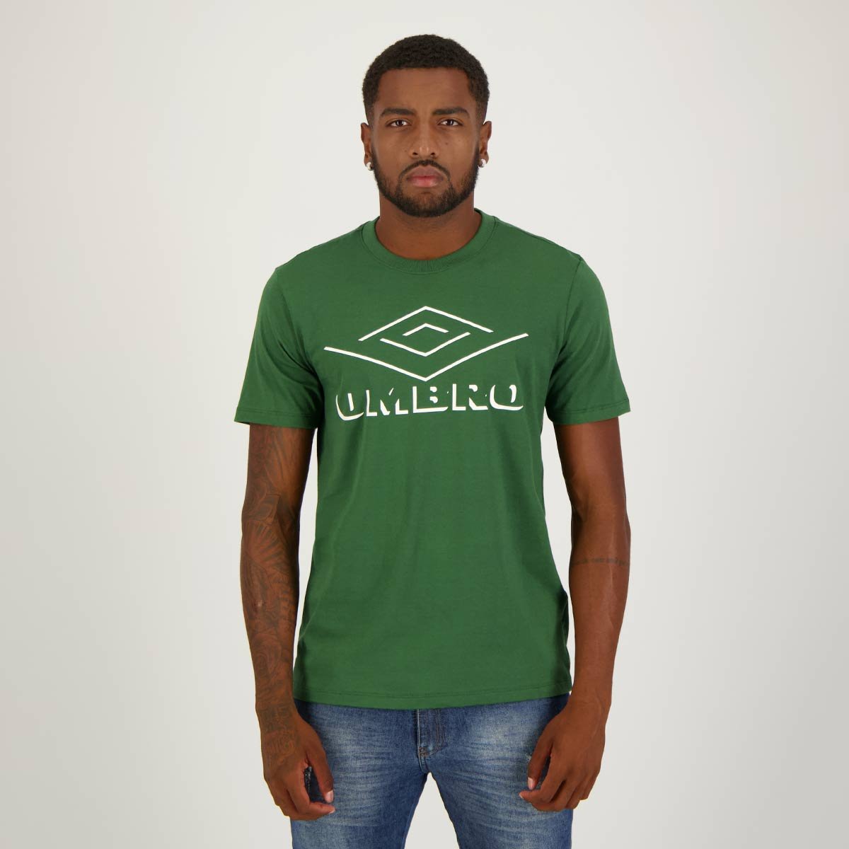 Camiseta Umbro Duo Diamond Ilusion Verde