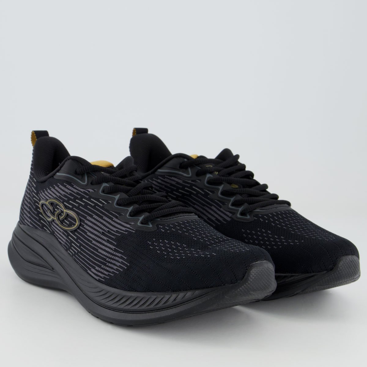 Tênis Olympikus Marte Preto e Dourado Preto/Dourado 2