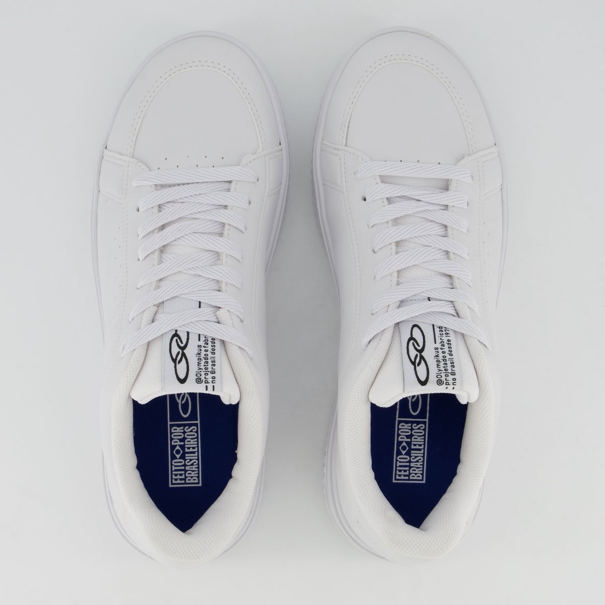 Tênis Olympikus Eros Branco Branco 4