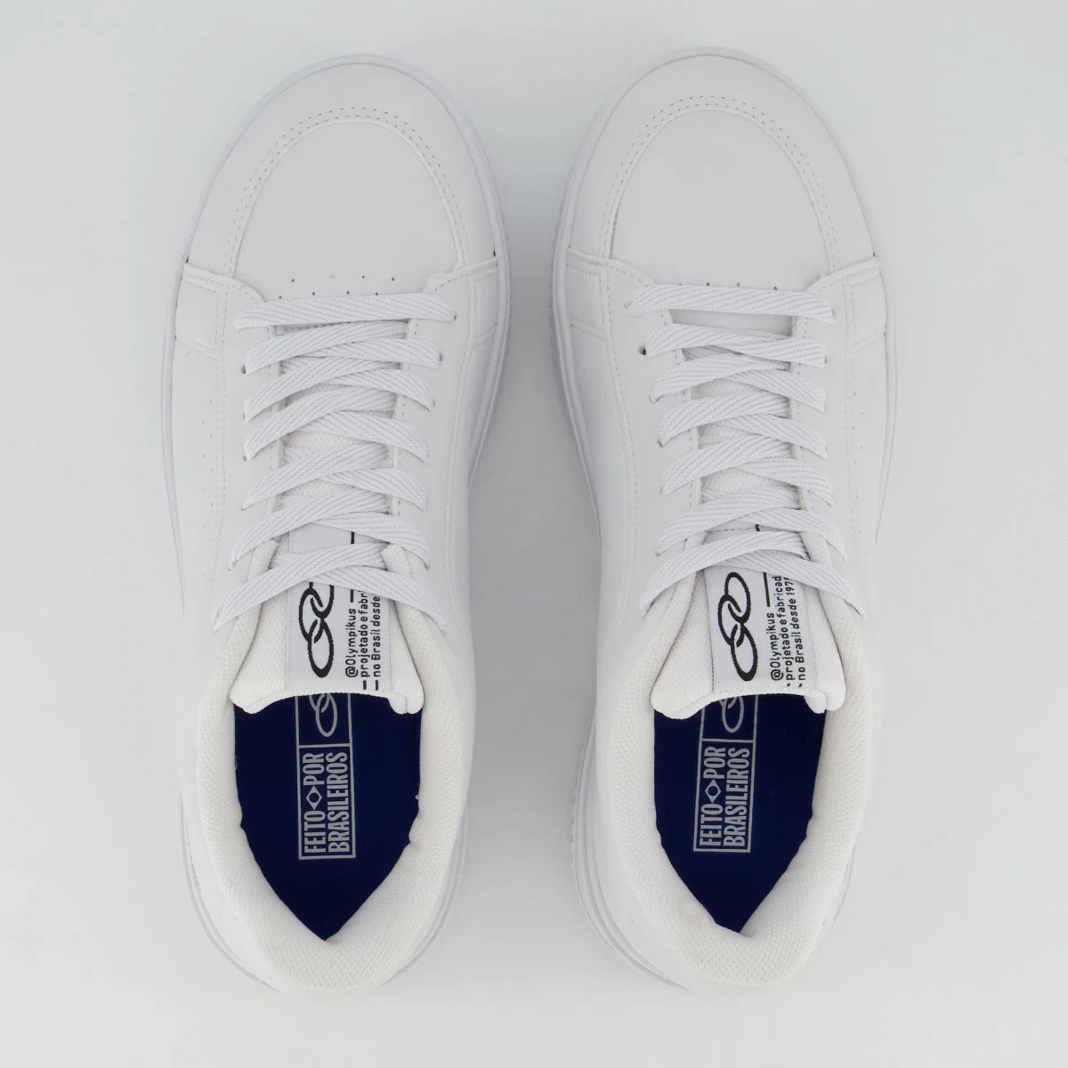 Tênis Olympikus Eros Branco Branco 4