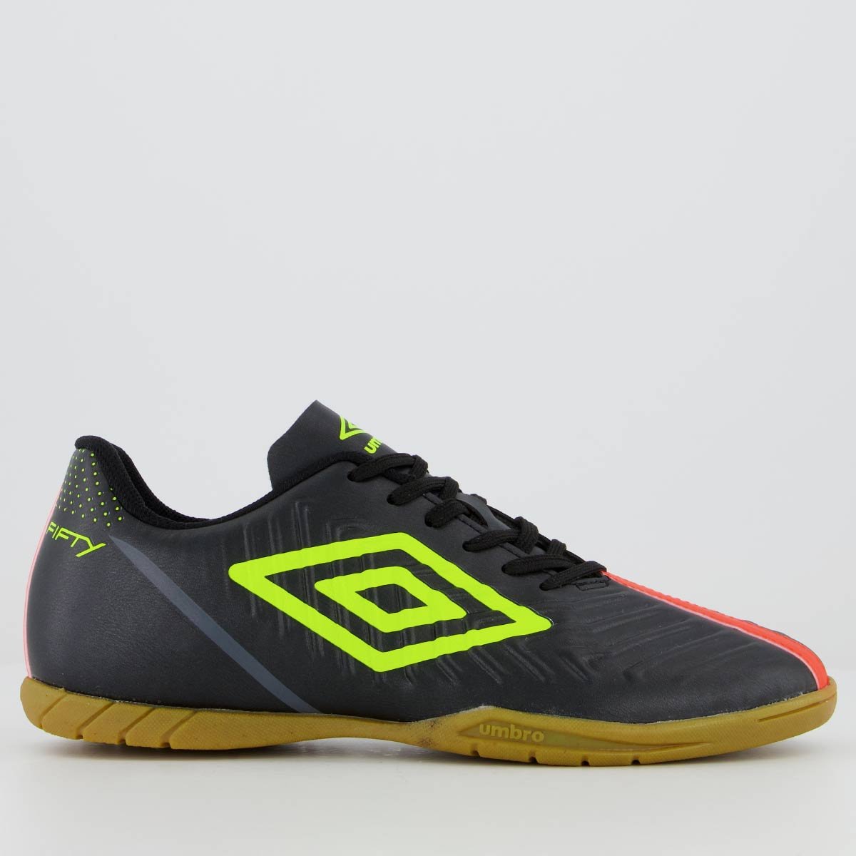 Chuteira Umbro Fifty IV Futsal Preta Preto 1