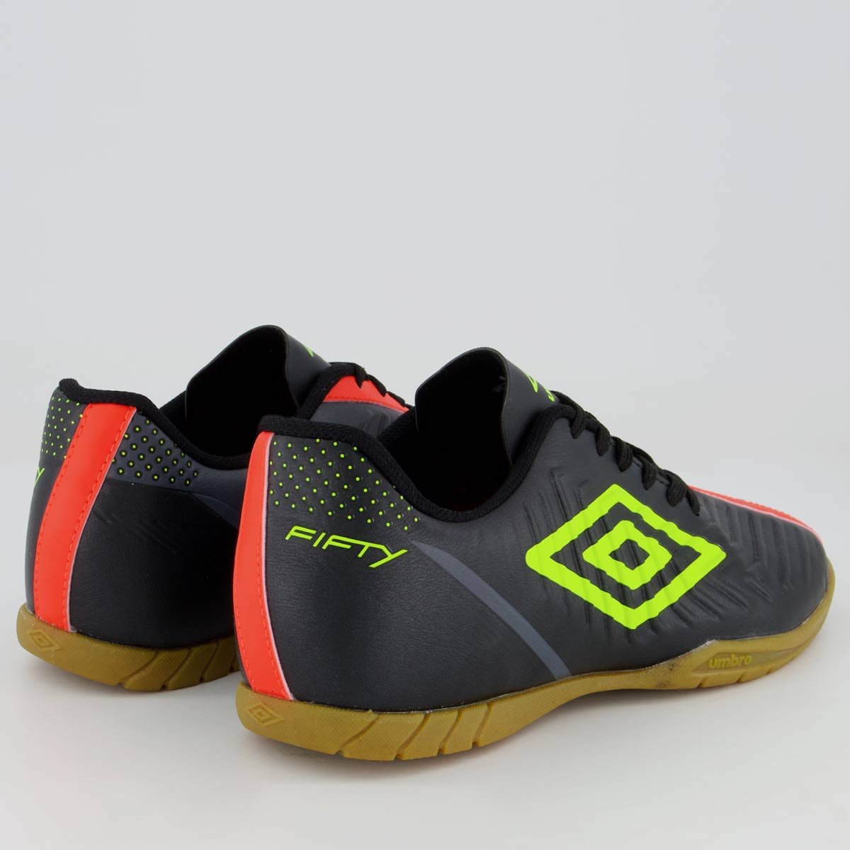 Chuteira Umbro Fifty IV Futsal Preta Preto 3