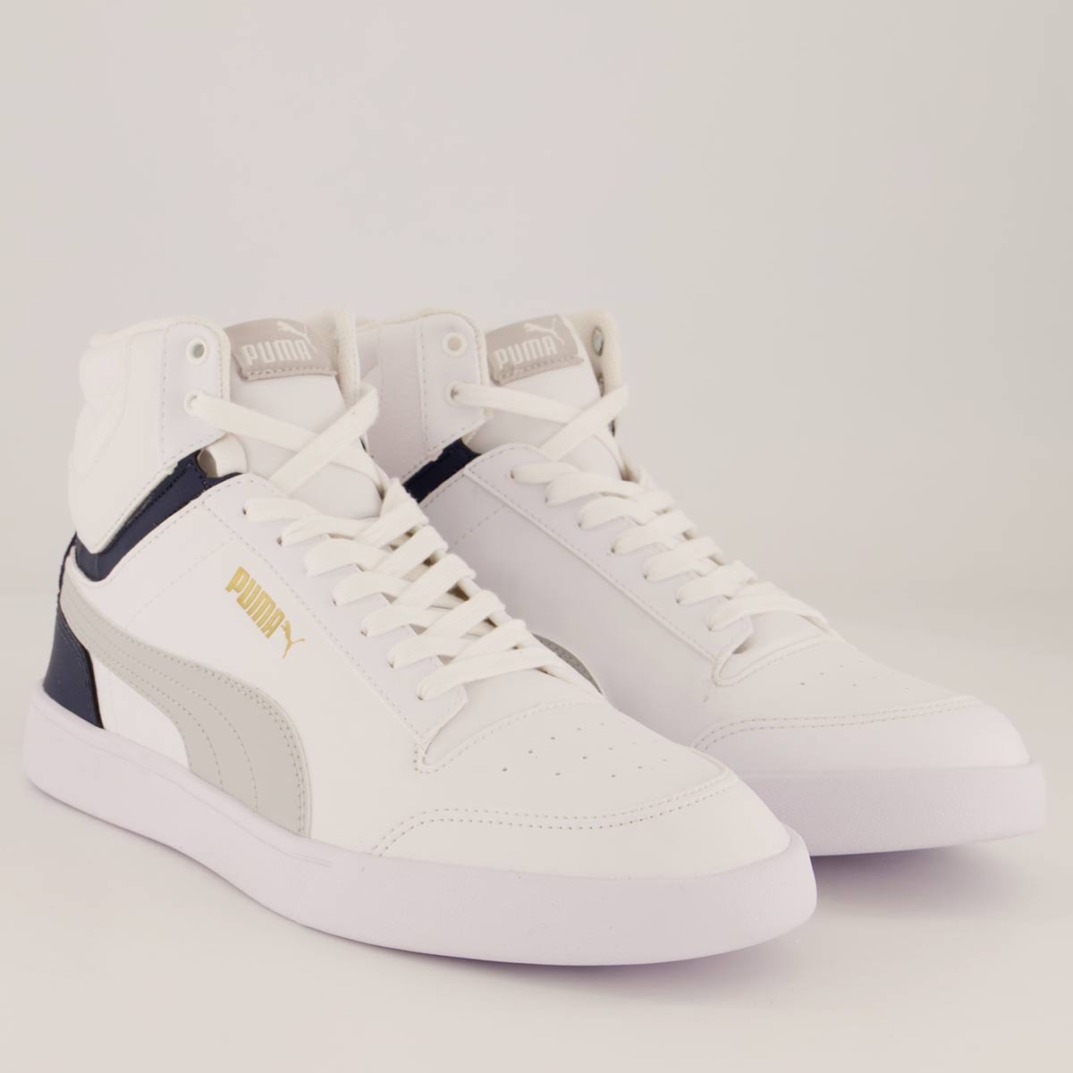 Tênis Puma Shuffle Mid MDP Branco Branco 2