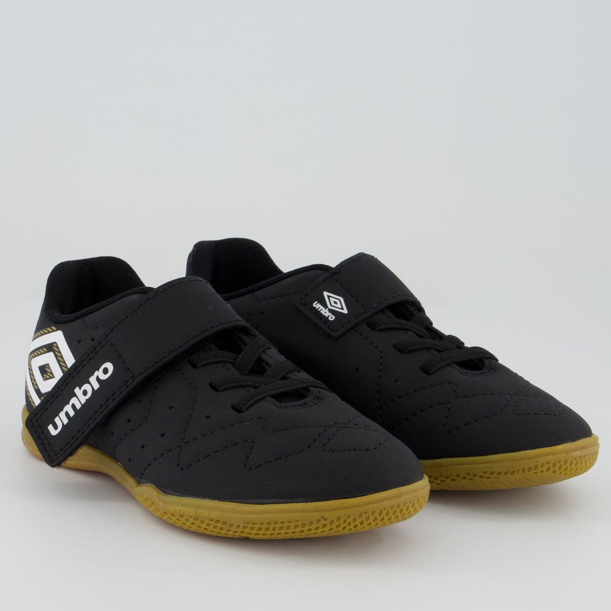 Chuteira Umbro Neo Striker Futsal Juvenil Preta Preto 3