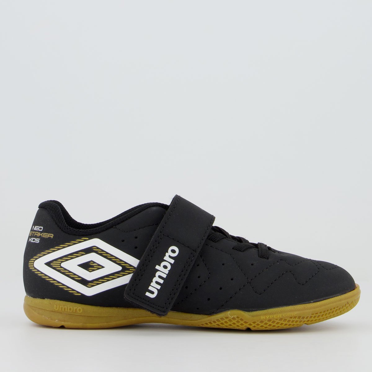 Chuteira Umbro Neo Striker Futsal Juvenil Preta Preto 1