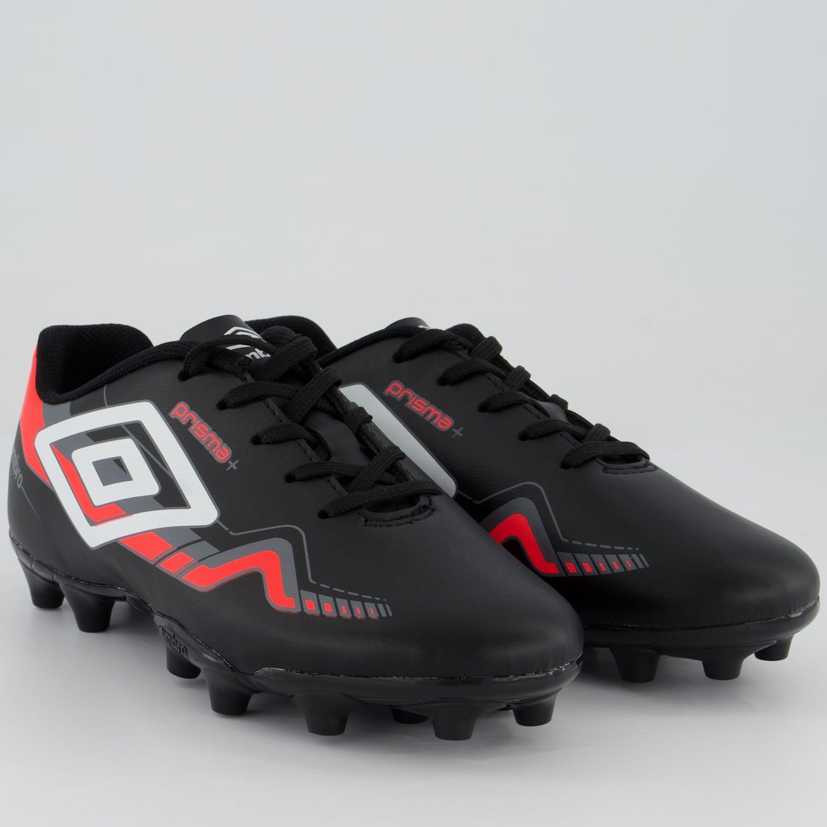 Chuteira Umbro Prisma Campo Juvenil Preta Preto 2