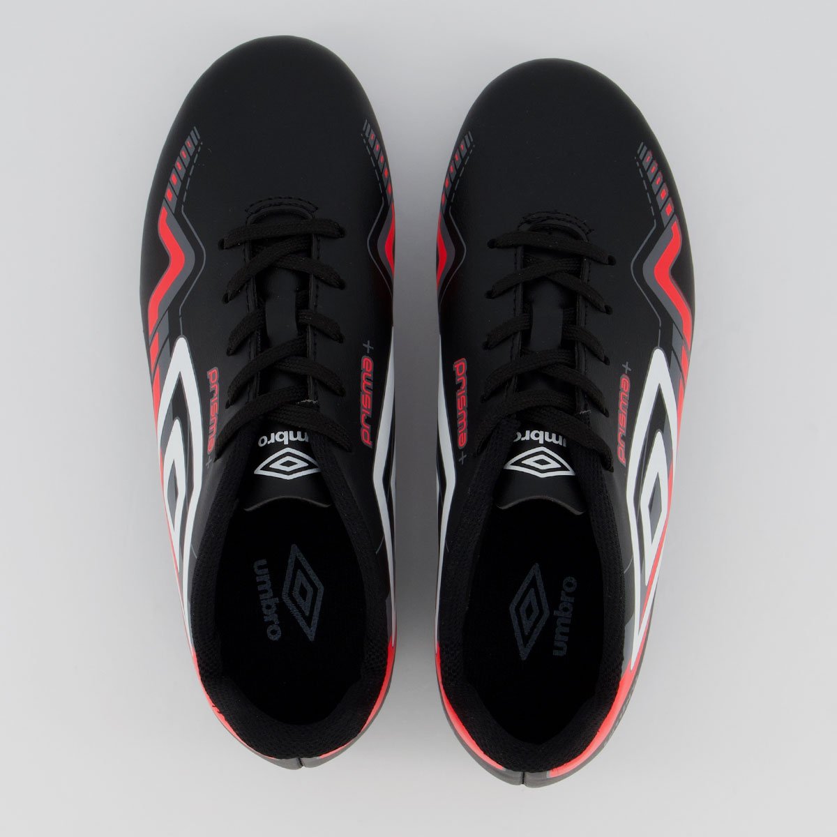 Chuteira Umbro Prisma Campo Juvenil Preta Preto 4