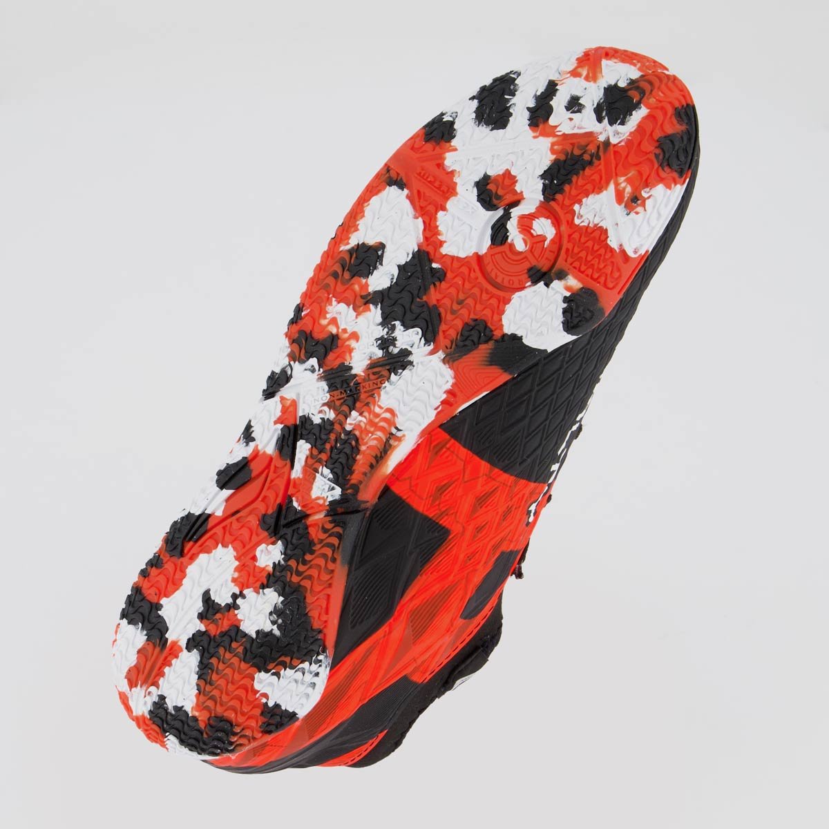 Chuteira Penalty RX Locker Y-3 Futsal Juvenil Preta e Laranja Preto/Laranja 5